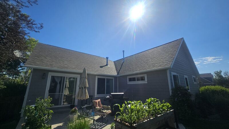 Completed roof, Gallatin Valley — Montana