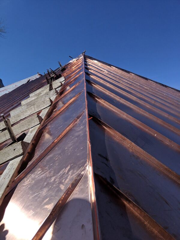 New copper standing-seam install — Montana
