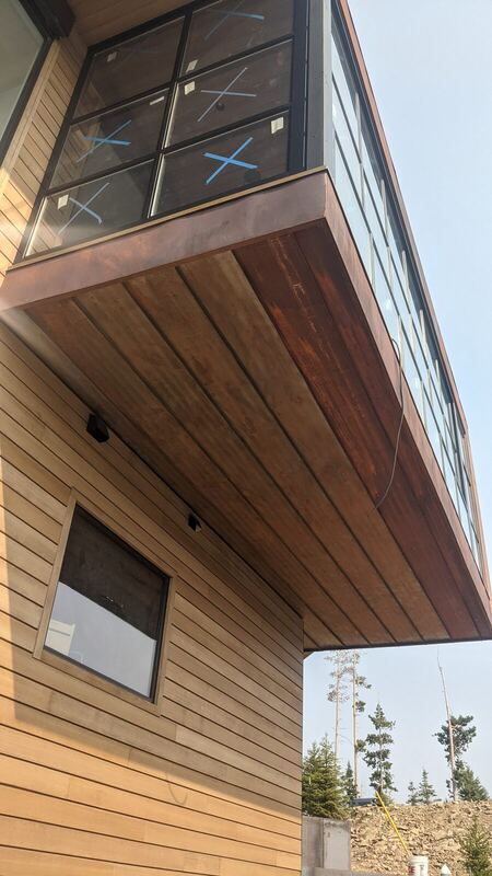 Cedar siding & soffit — Montana